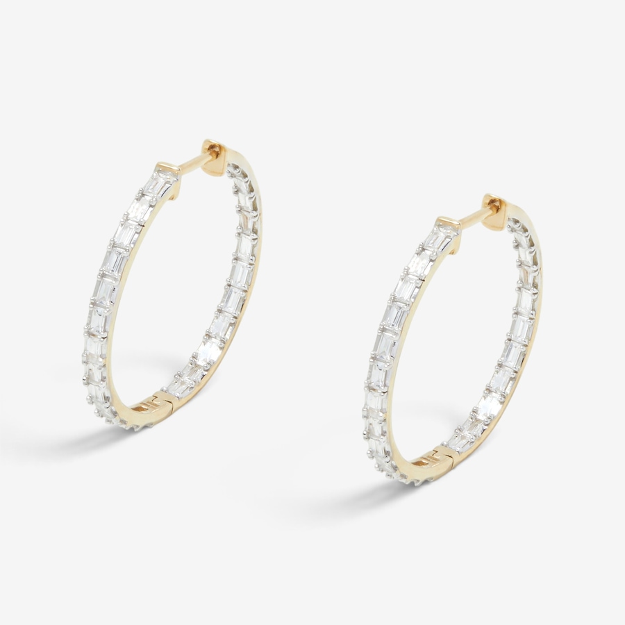 Image 252669_YGL.jpg, Product 252-669 / Price $499.88, Evera Diamonds 14K Gold 1.00ctw Diamond Hoop Earrings from Evera Diamonds on TSC.ca's Jewellery department