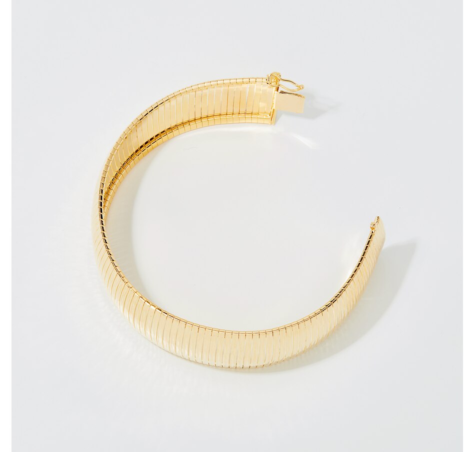 Image 252743_ALTMORE1.jpg, Product 252-743 / Price $99.99, Bronzoro 18K Yellow Gold Plated Diamond Cut Wide Cuff Bangle from Bronzoro on TSC.ca's Jewellery department