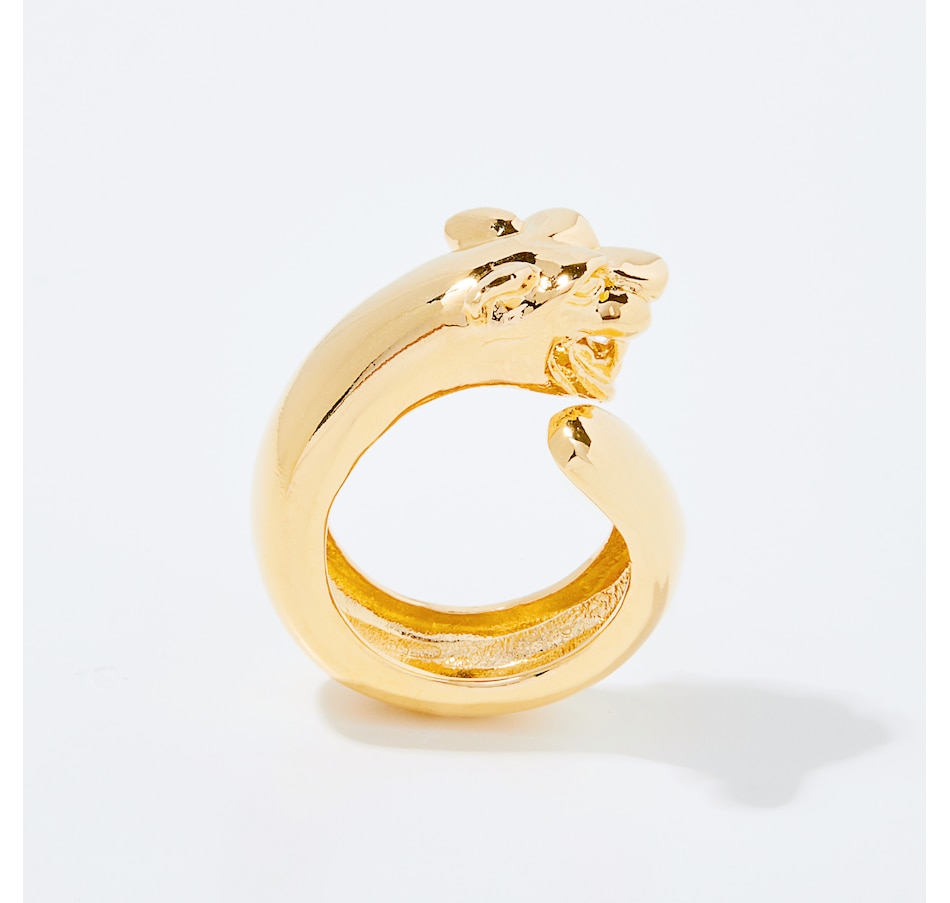 Image 252750.jpg, Product 252-750 / Price $69.99, Bronzoro 18K Yellow Gold Plated Panther Ring from Bronzoro on TSC.ca's Jewellery department