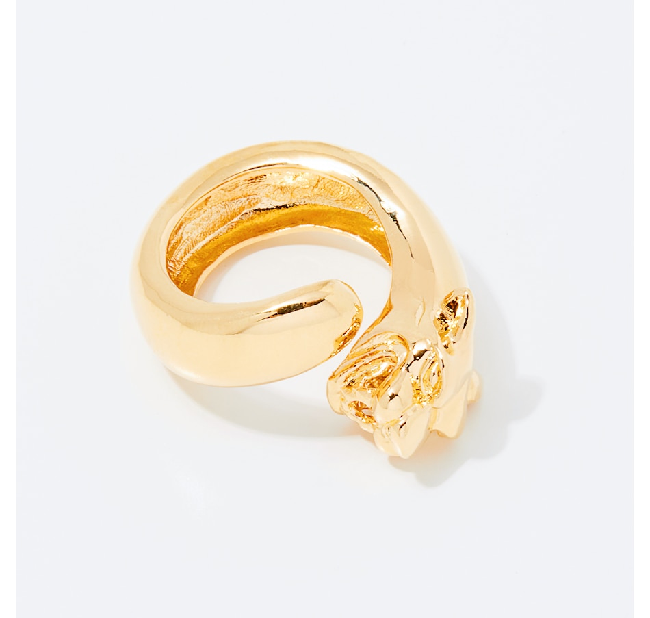 Image 252750_ALTMORE2.jpg, Product 252-750 / Price $69.99, Bronzoro 18K Yellow Gold Plated Panther Ring from Bronzoro on TSC.ca's Jewellery department