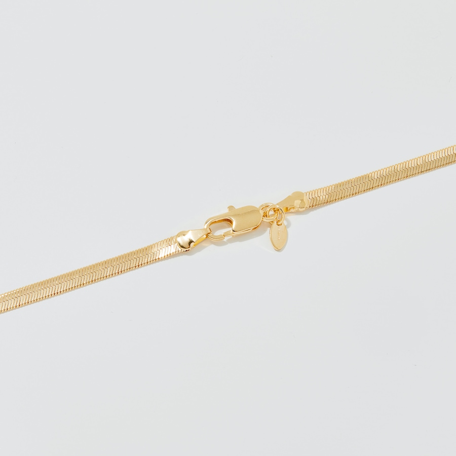 Image 252755_ALTMORE2.jpg, Product 252-755 / Price $119.99, Bronzoro Yellow Gold Plate Herringbone Necklace Bracelet and Chain Set from Bronzoro on TSC.ca's Jewellery department