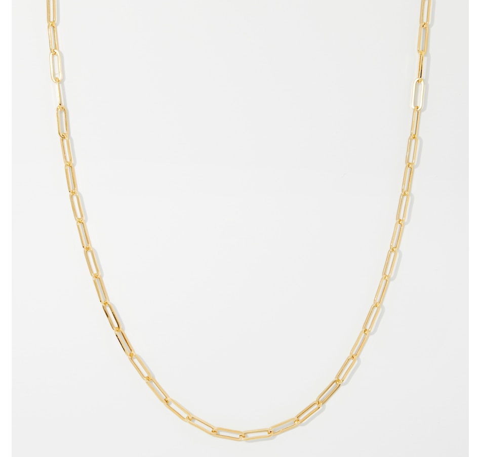 Image 252758.jpg, Product 252-758 / Price $589.99, Trugold 10K Yellow Gold Paperclip Necklace from TruGold on TSC.ca's Jewellery department