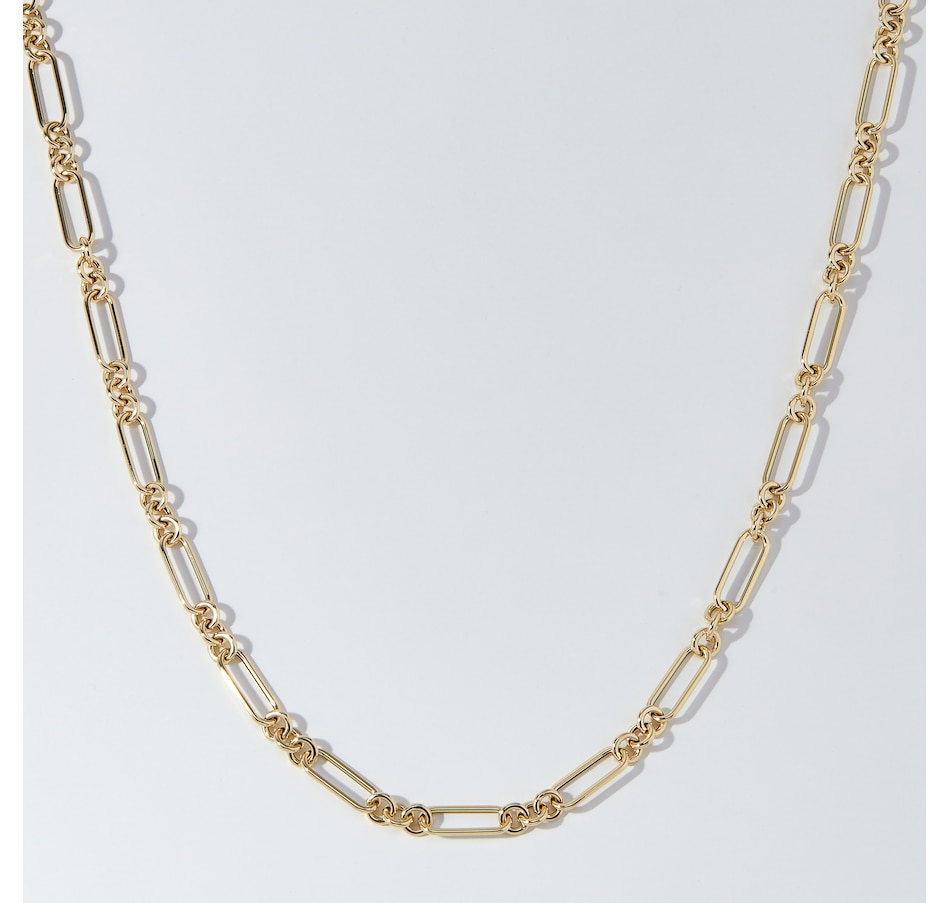 Image 252793.jpg, Product 252-793 / Price $649.88, Stefano Oro 14K Yellow Gold Figaro Paperclip Necklace from Stefano Oro on TSC.ca's Jewellery department