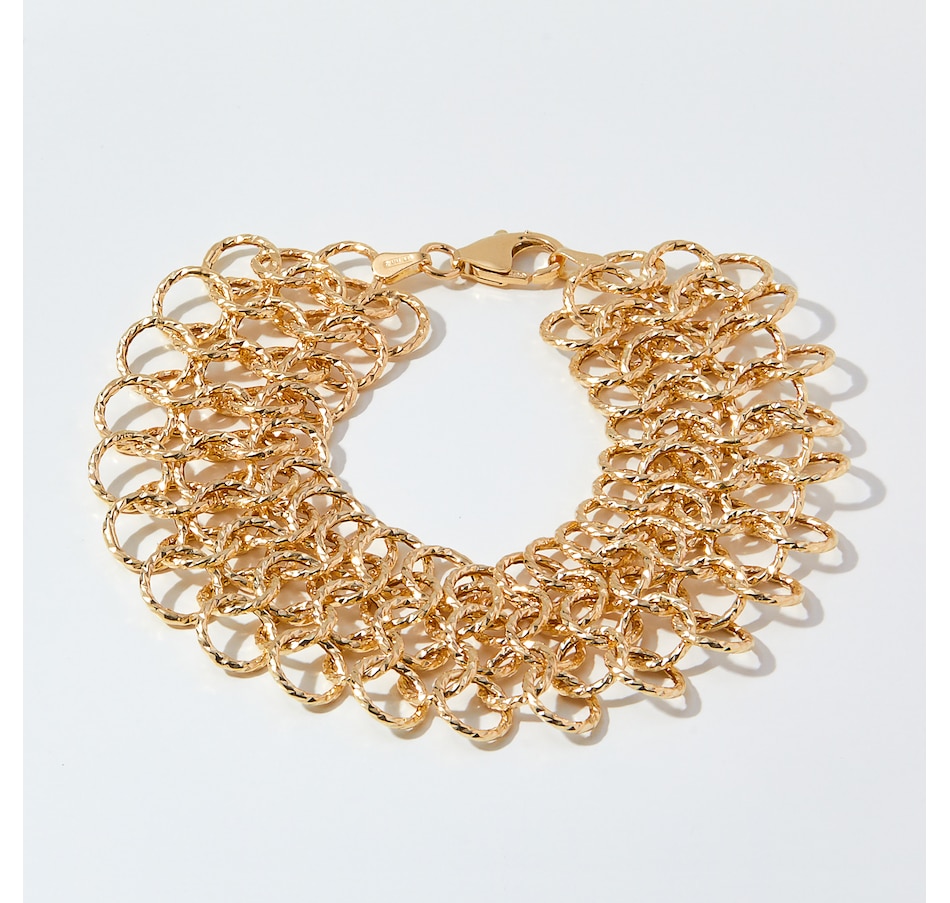 Image 252805.jpg, Product 252-805 / Price $2,299.99, Stefano Oro 14K Yellow Gold Cerchi Collection Bracelet from Stefano Oro on TSC.ca's Jewellery department