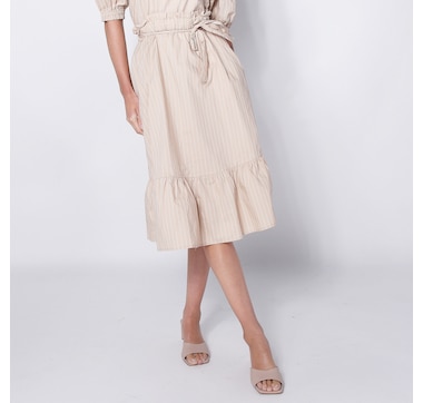 Modern Identity Pull On Poplin Skirt 