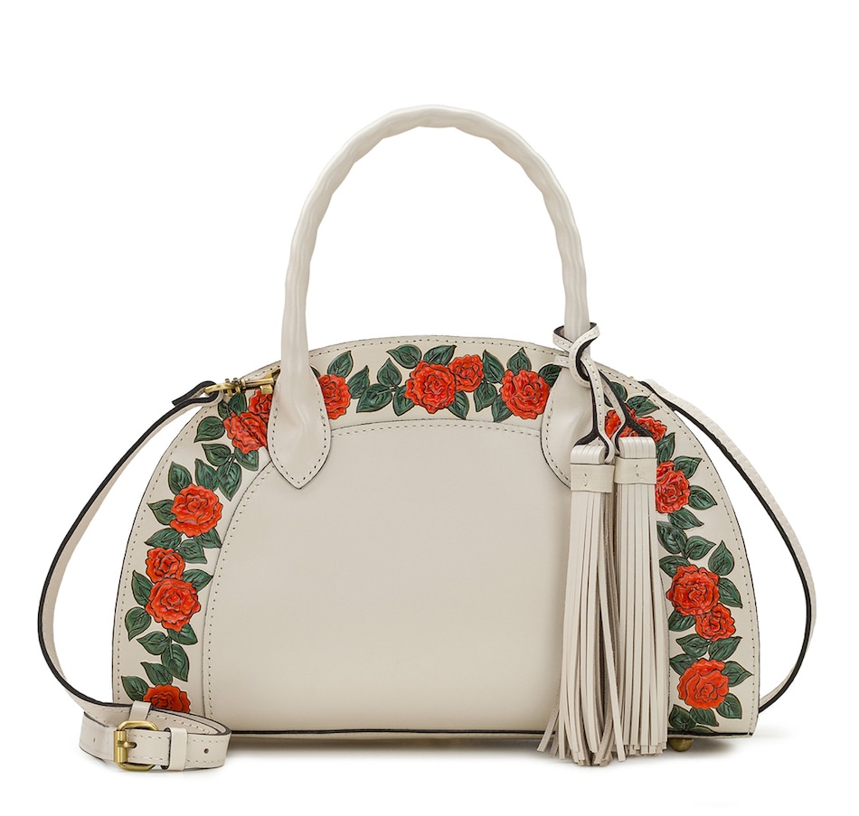 Image 253017_LAT.jpg, Product 253-017 / Price $89.33, Patricia Nash Angelini Top Handle Crossbody With Tassel from Patricia Nash on TSC.ca's Fashion department