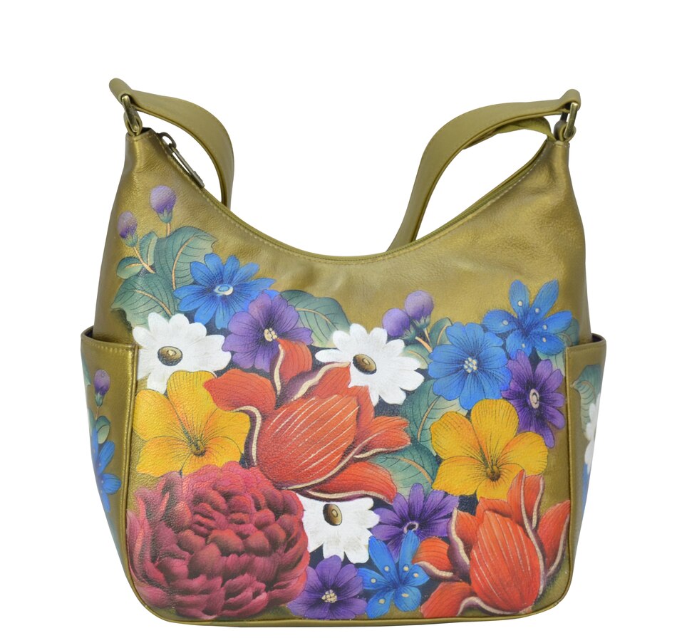 Image 253046_DRFRL.jpg, Product 253-046 / Price $99.33, Anuschka Classic Hobo with Side Pouch from Anuschka Handbags on TSC.ca's Fashion department