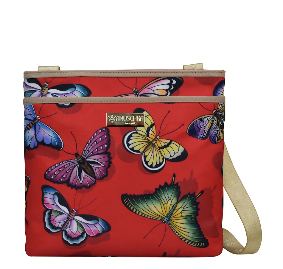 Image 253051_BUTRD.jpg, Product 253-051 / Price $39.33, Anuschka Crossbody with Slip Pocket from Anuschka Handbags on TSC.ca's Fashion department