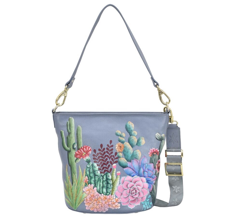 Image 253057_DSTGN.jpg, Product 253-057 / Price $99.33, Anuschka Tall Bucket Hobo from Anuschka Handbags on TSC.ca's Fashion department