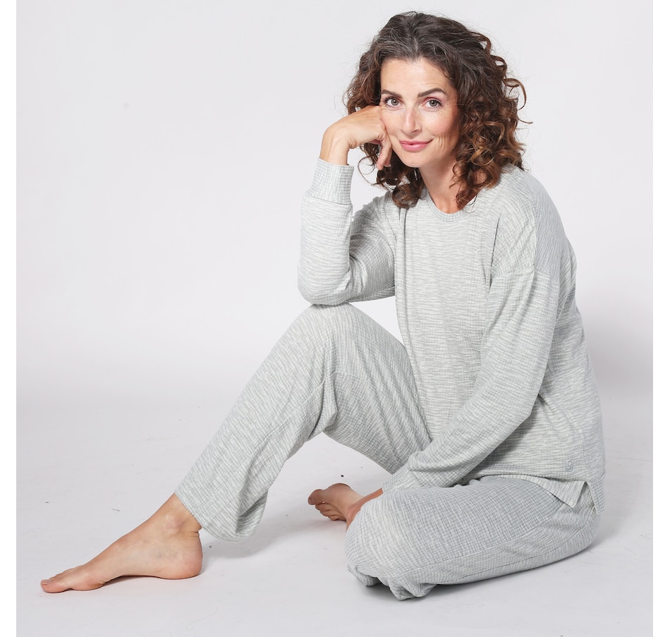Image 253066_SAHTH.jpg, Product 253-066 / Price $23.33, Cuddl Duds Curl Up Rib Dolman Top Lounge Set from Cuddl Duds on TSC.ca's Fashion department