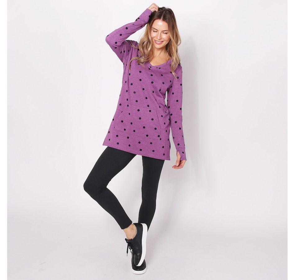 Image 253107_PURDT.jpg, Product 253-107 / Price $29.33, Cuddl Duds Comfortwear Tunic and Legging Set from Cuddl Duds on TSC.ca's Clothing & Shoes department