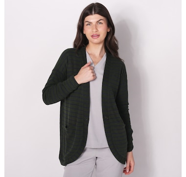 Cuddl Duds Soft Rib Knit Cocoon Wrap