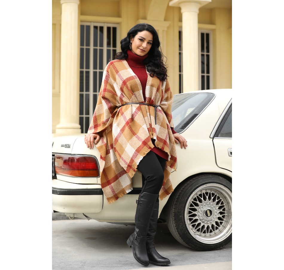 Image 253121_BOE.jpg, Product 253-121 / Price $19.33, Orange Fashion Village Soft Cape With Fringe from Orange Fashion Village on TSC.ca's Fashion department