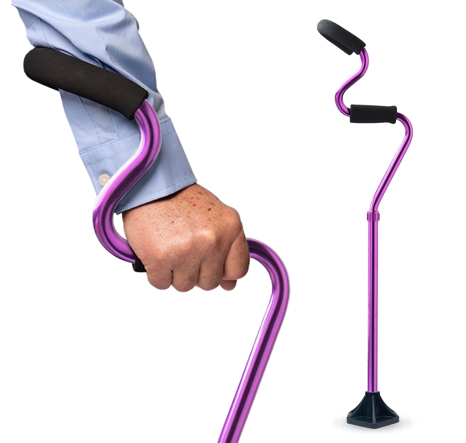 Image 253161_PUR.jpg, Product 253-161 / Price $89.99, StrongArm Comfort Cane Self Standing from StrongArm on TSC.ca's Health & Fitness department