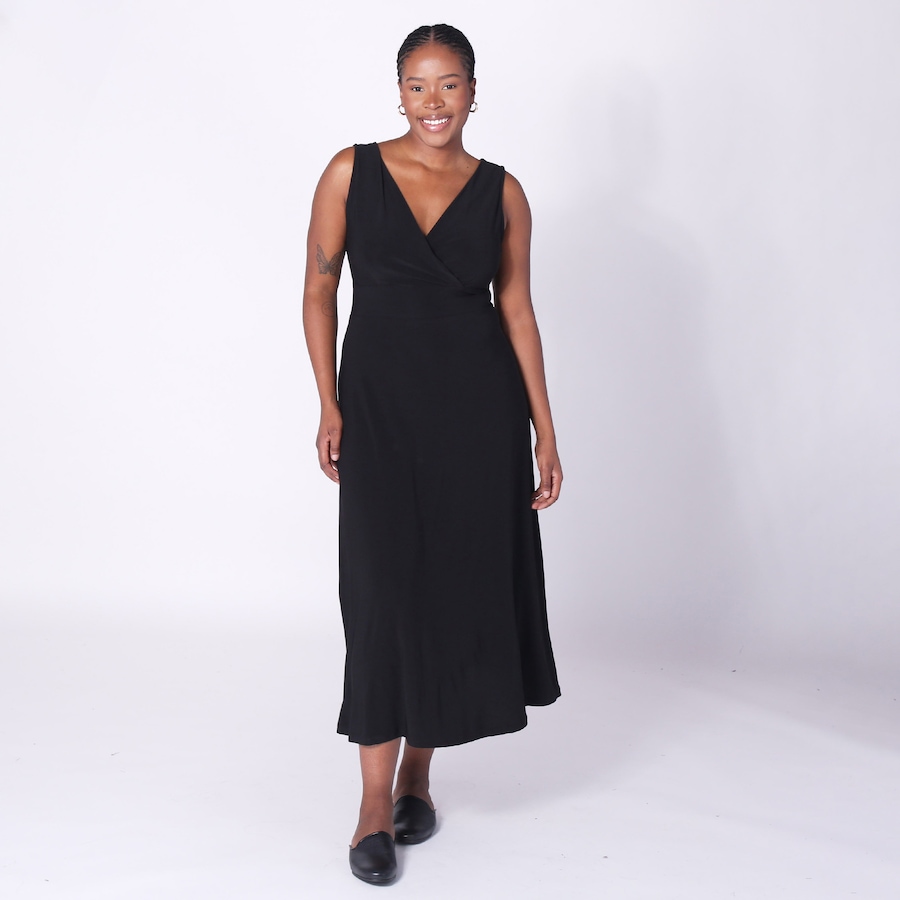 Image 253360_BLK.jpg, Product 253-360 / Price $31.33, Red Coral V-Neck Maxi Dress from Red Coral Fashions on TSC.ca's Fashion department