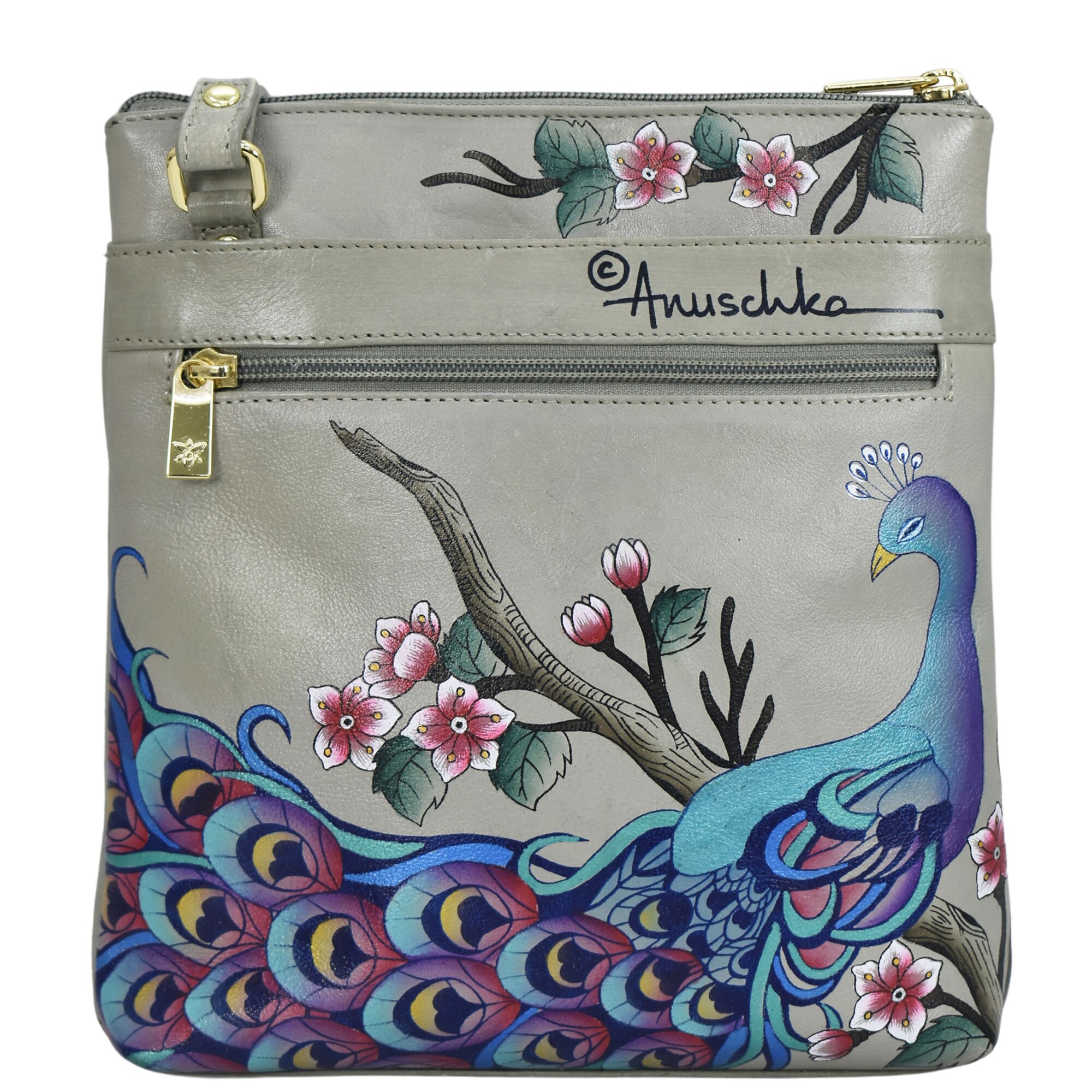 Anuschka peacock handbags online