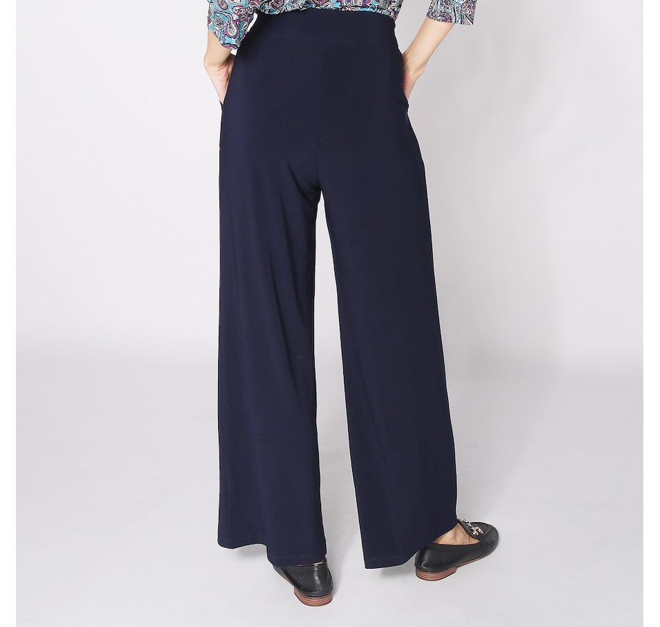 Image 253397_ALTMORE2.jpg, Product 253-397 / Price $79.99, Kim & Co. Rachel Deluxe Brazil Knit Pintuck Wide Leg Pant with Pockets from Kim & Co. on TSC.ca's Clothing & Shoes department