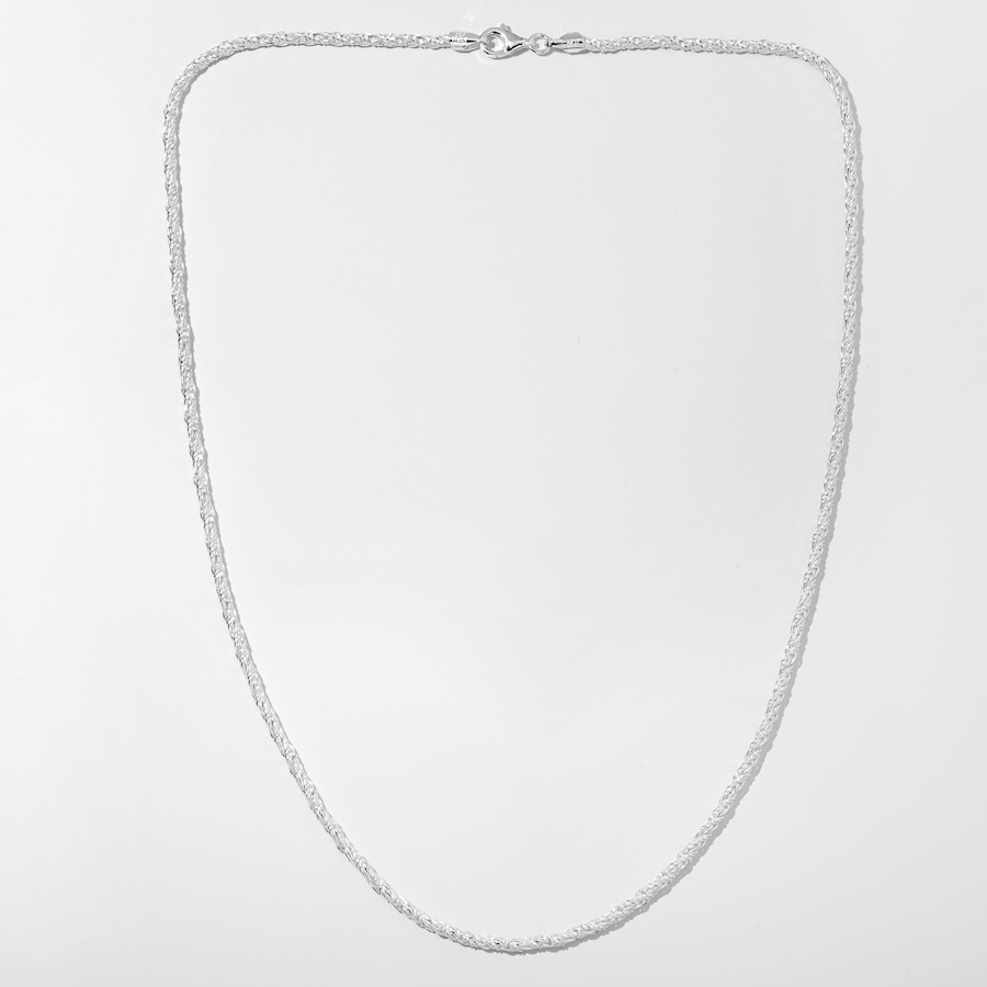 Image 253423.jpg, Product 253-423 / Price $79.99 - $99.99, Silver Gallery Sterling Silver Sterling Silver 2.2 mm Twist Foxtail Chain from Silver Gallery on TSC.ca's Jewellery department