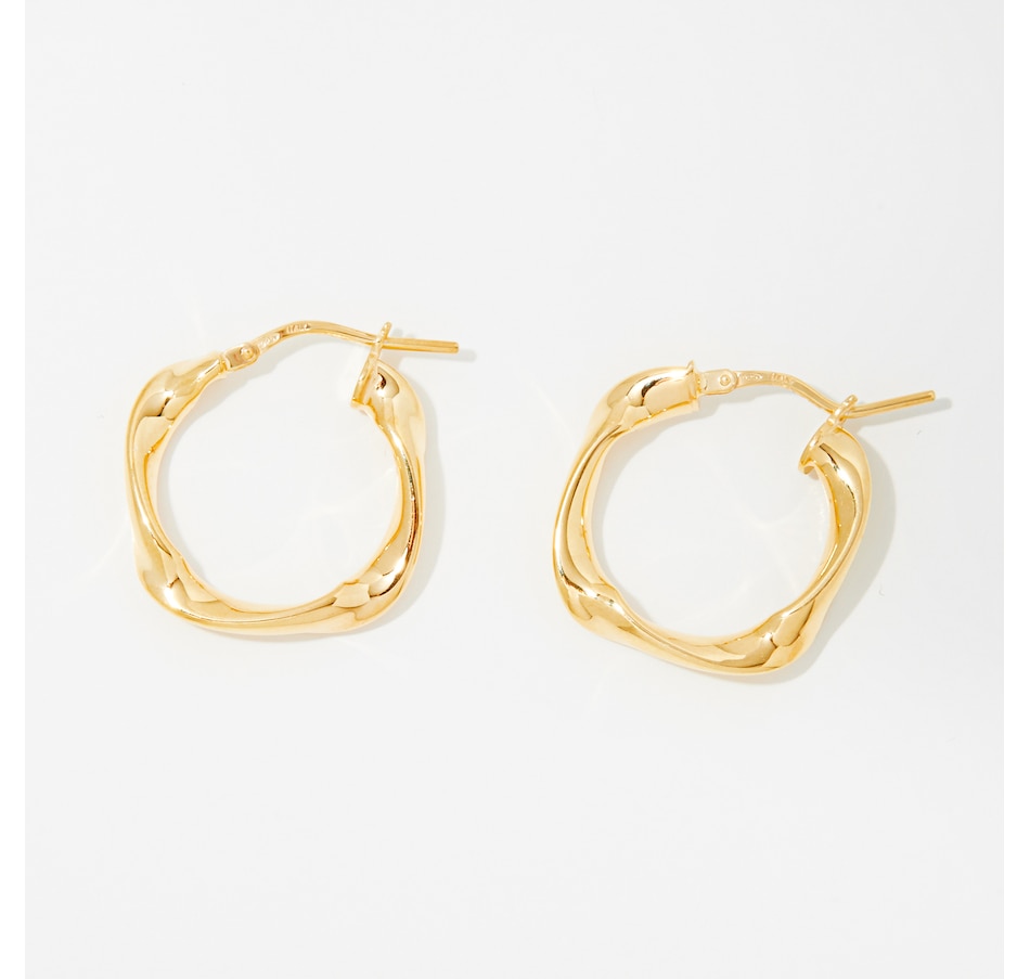 Image 253428_ALTMORE1.jpg, Product 253-428 / Price $29.88, Silver Gallery Sterling Silver Swirl Hoop Earrings from Silver Gallery on TSC.ca's Jewellery department