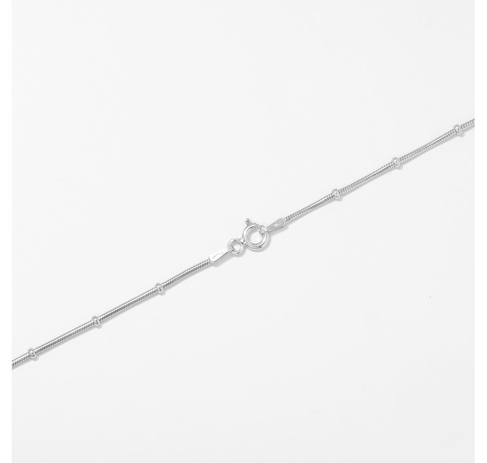 Silver Gallery Sterling Silver Twisted Cardano Station Chain - TSC.ca