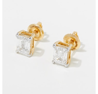 EVERA Diamonds 14K Gold 2.00 ctw Diamond Stud Earrings