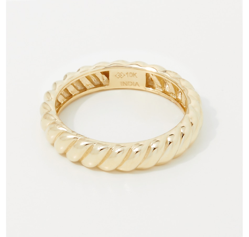 Image 253520_ALTMORE1.jpg, Product 253-520 / Price $379.33, TruGold 10K Yellow Gold Twisted Patterned Band from TruGold on TSC.ca's Jewellery department