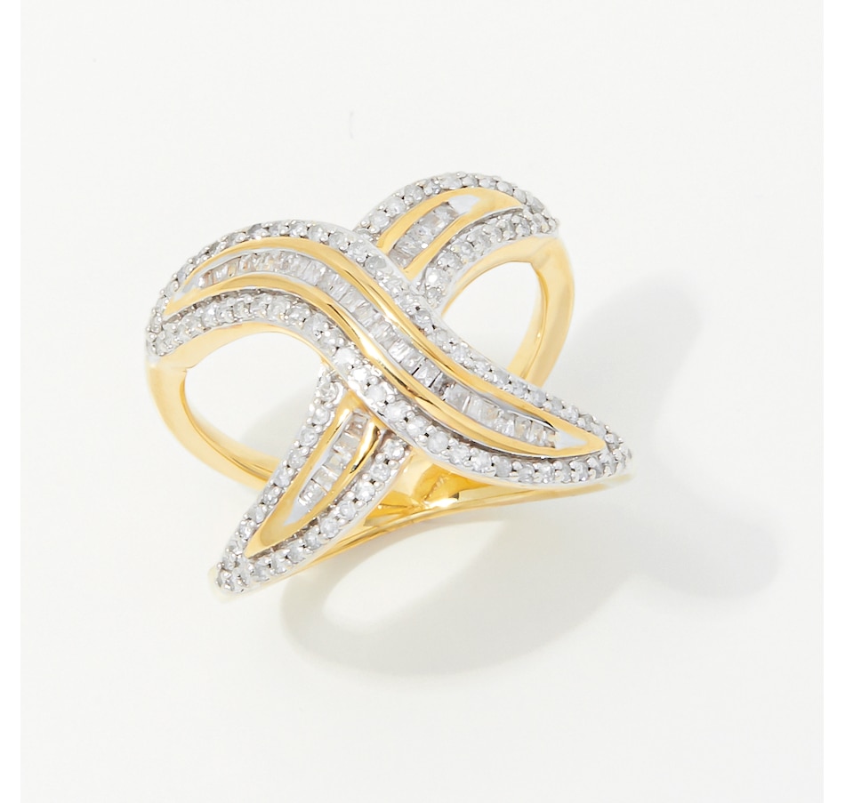 Image 253545.jpg, Product 253-545 / Price $179.33, Colour of Diamonds Sterling Silver/14K 0.65 ctw Diamond Ring from Colours of Diamonds on TSC.ca's Jewellery department