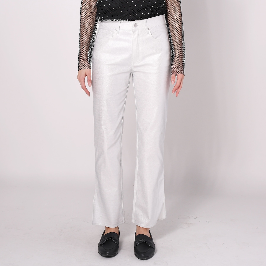 Image 253586_CME.jpg, Product 253-586 / Price $64.33, Parker & Rowe Metallic Coated Straight Leg Jean from Parker & Rowe on TSC.ca's Fashion department