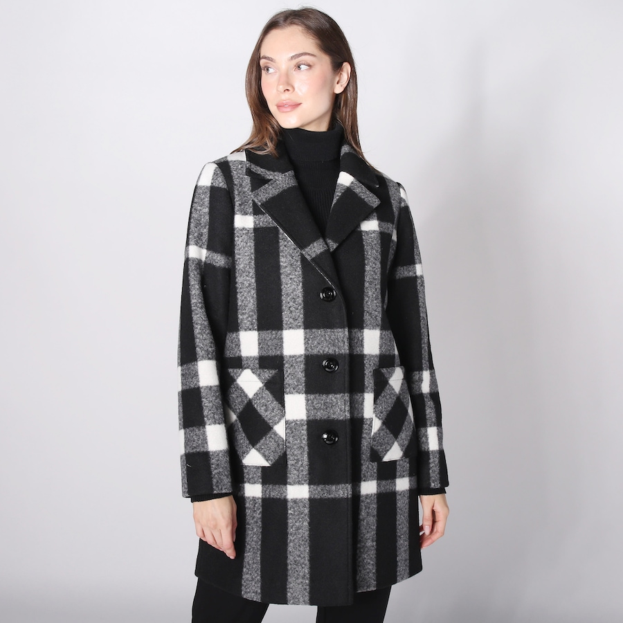 Image 253597_BLK.jpg, Product 253-597 / Price $89.33, Fen Nelli Faux Wool Plaid Jacket from Fen Nelli on TSC.ca's Fashion department