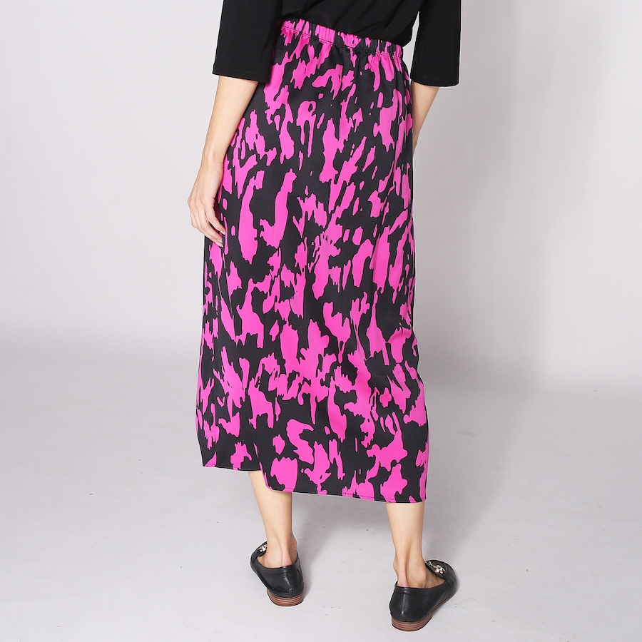 Image 253698_ALTMORE1.jpg, Product 253-698 / Price $14.33, Kim & Co. Printed Textured Satin Elastic Waistband Long A-Line Skirt from Kim & Co. on TSC.ca's Fashion department