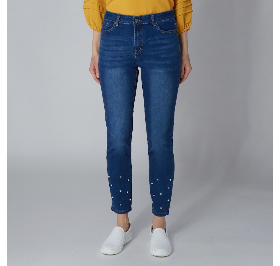 Image 253724_ID.jpg, Product 253-724 / Price $34.33, Mr. Max Denim Slim Leg Pant With Pearl Detail from Mr. Max on TSC.ca's Fashion department