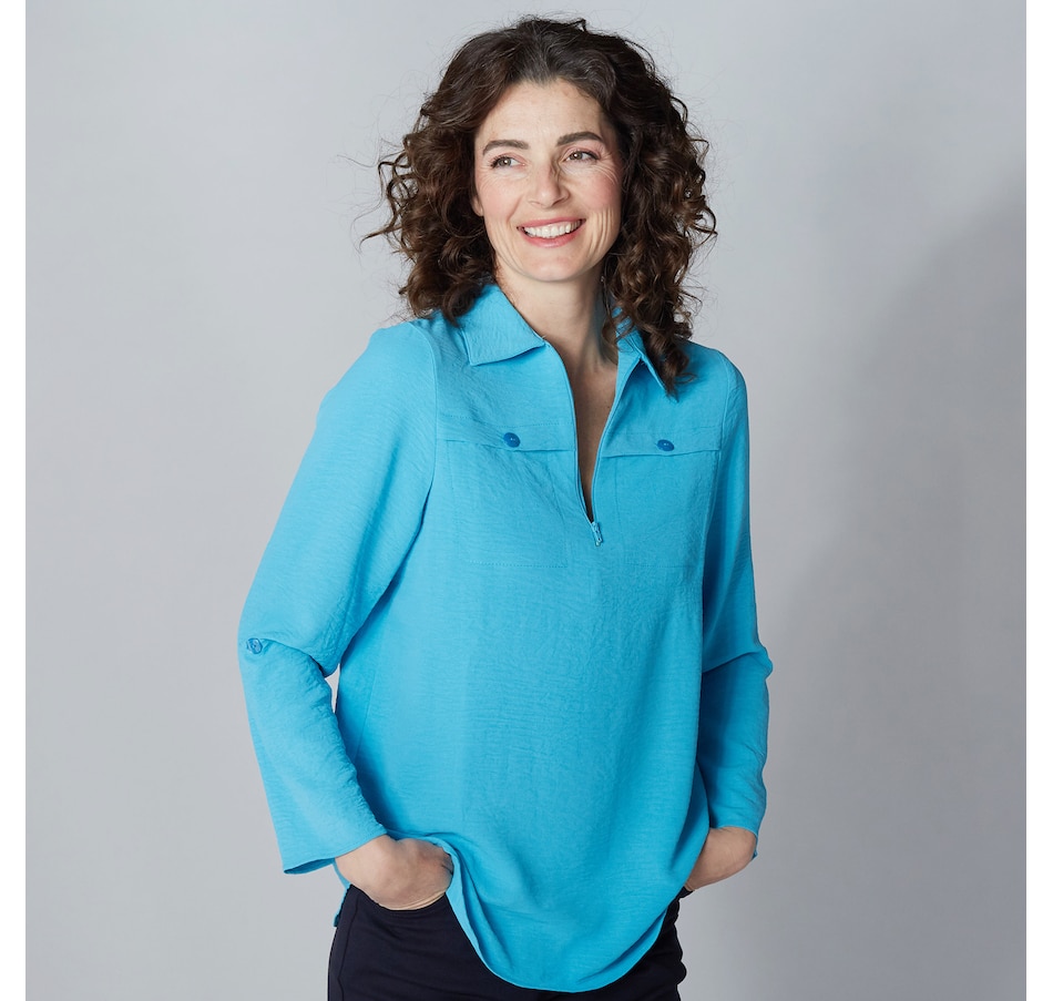 Image 253747_CYABE.jpg, Product 253-747 / Price $39.33, Mr. Max Airflow Shirt With Zip And Button Detail from Mr. Max on TSC.ca's Fashion department