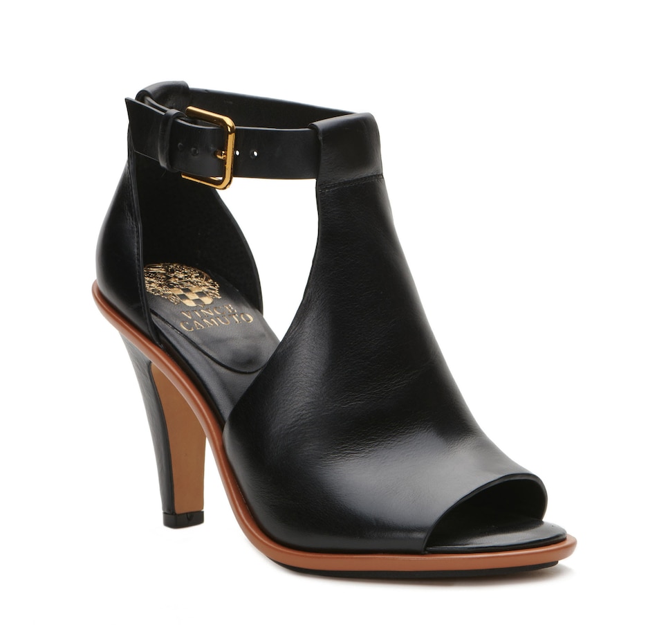 Image 253760_BLK.jpg, Product 253-760 / Price $49.33, Vince Camuto Frasper Peep Toe Sandal from Vince Camuto on TSC.ca's Shoes department