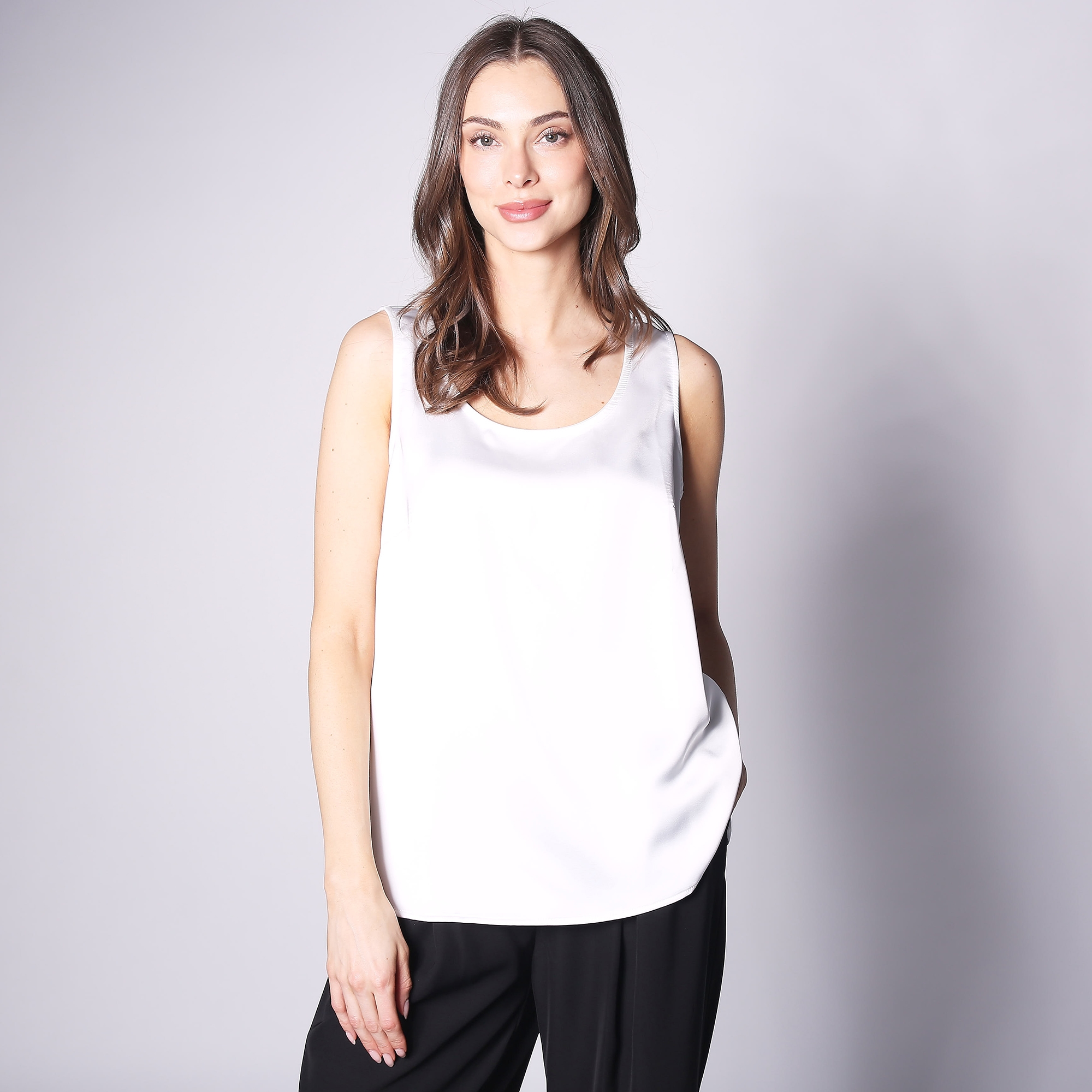 satin white tank