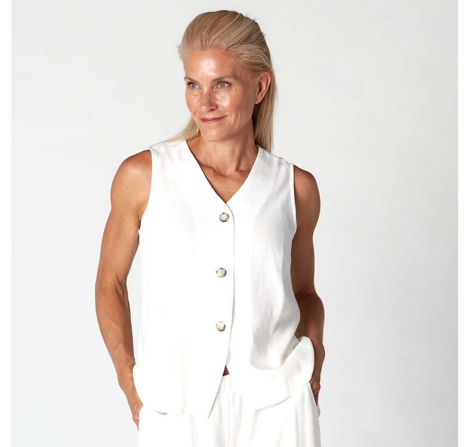 Image 253803_CRM.jpg, Product 253-803 / Price $39.33, Legacy Roma Soft Linen Blend Vest from Legacy on TSC.ca's Fashion department
