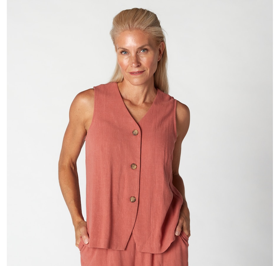 Image 253803_TRRC.jpg, Product 253-803 / Price $39.33, Legacy Roma Soft Linen Blend Vest from Legacy on TSC.ca's Fashion department