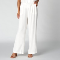 Legacy Roma Soft Linen Blend Wide Leg Pant