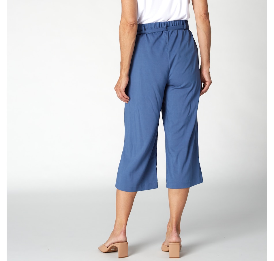 Legacy Soleste Viscose Crop Pant With Sash