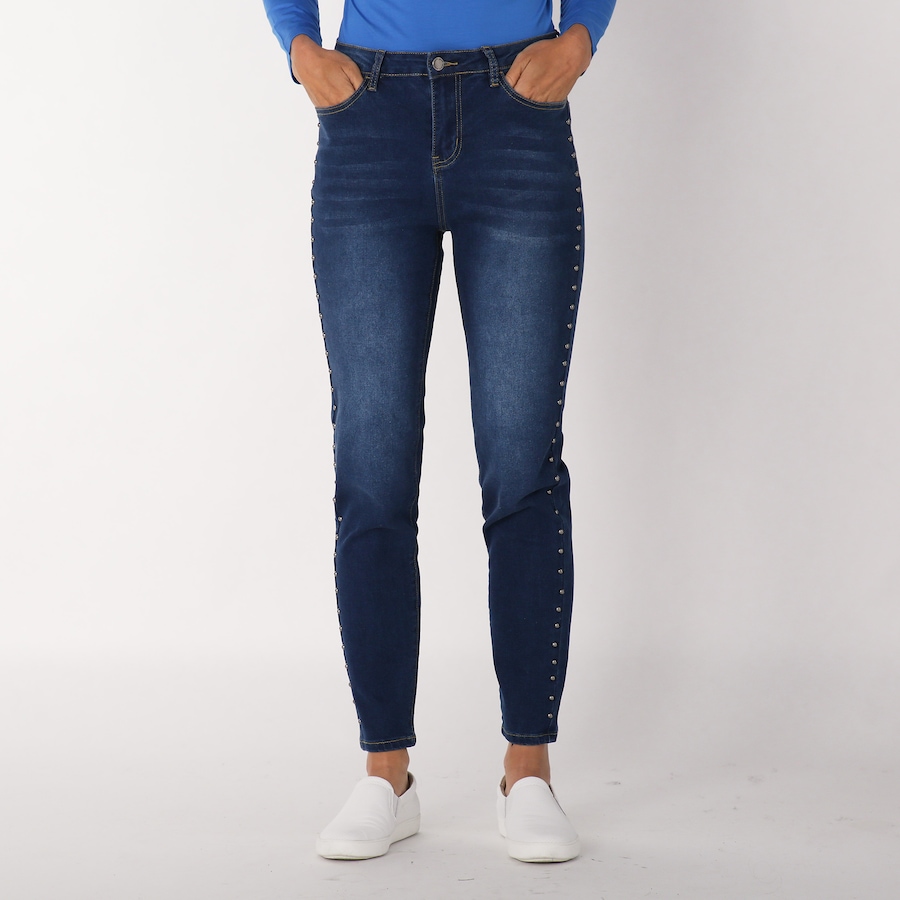 Image 253837_ID.jpg, Product 253-837 / Price $29.33, Mr. Max Slim Leg Stretch Denim Stud Detail Jean from Mr. Max on TSC.ca's Fashion department