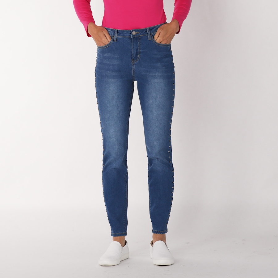 Image 253837_MDDM.jpg, Product 253-837 / Price $29.33, Mr. Max Slim Leg Stretch Denim Stud Detail Jean from Mr. Max on TSC.ca's Fashion department