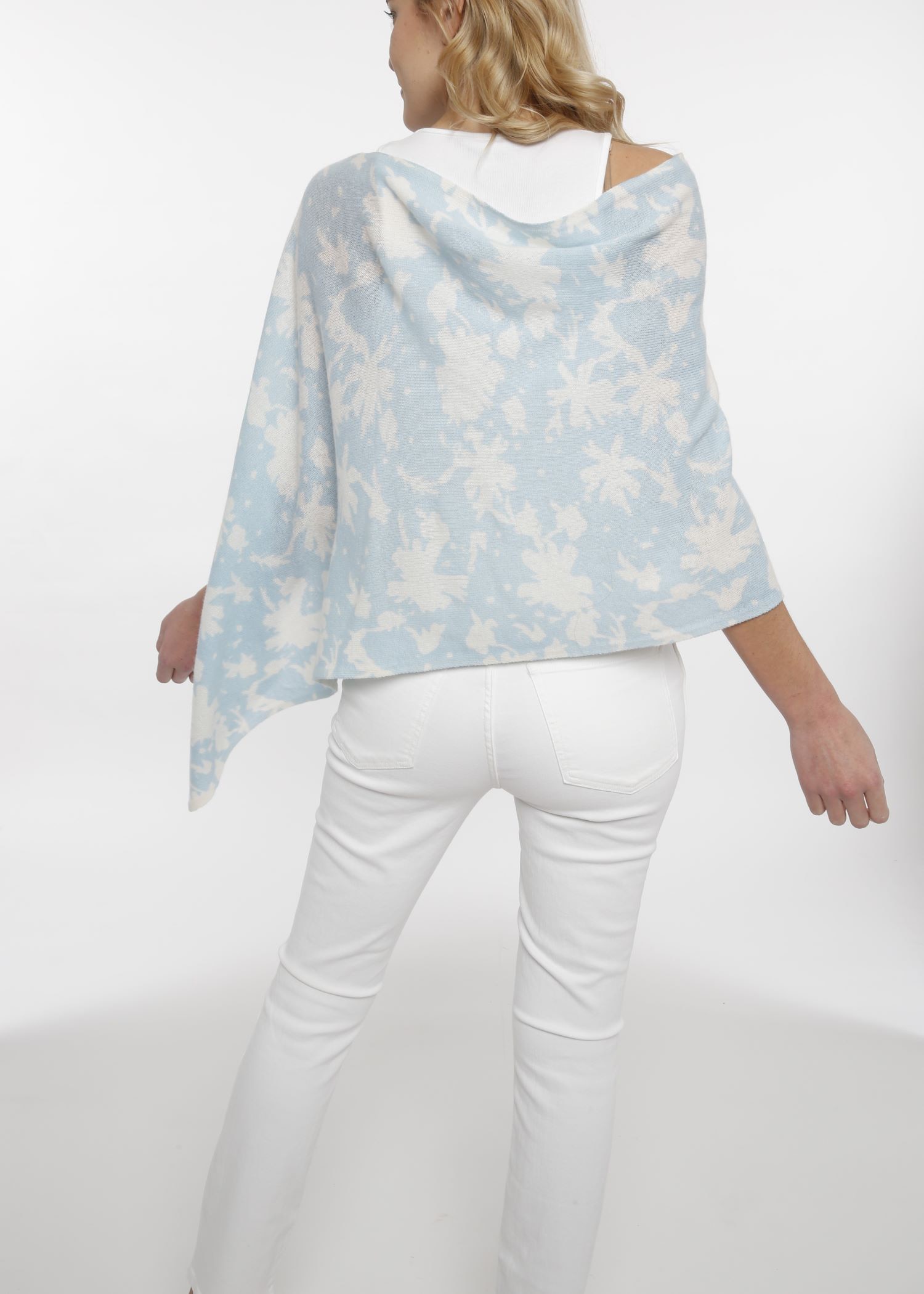 Lusso Cashmere Floral Print Topper