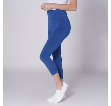 Orange Fashion Village Bamboo High Band Capri Legging
