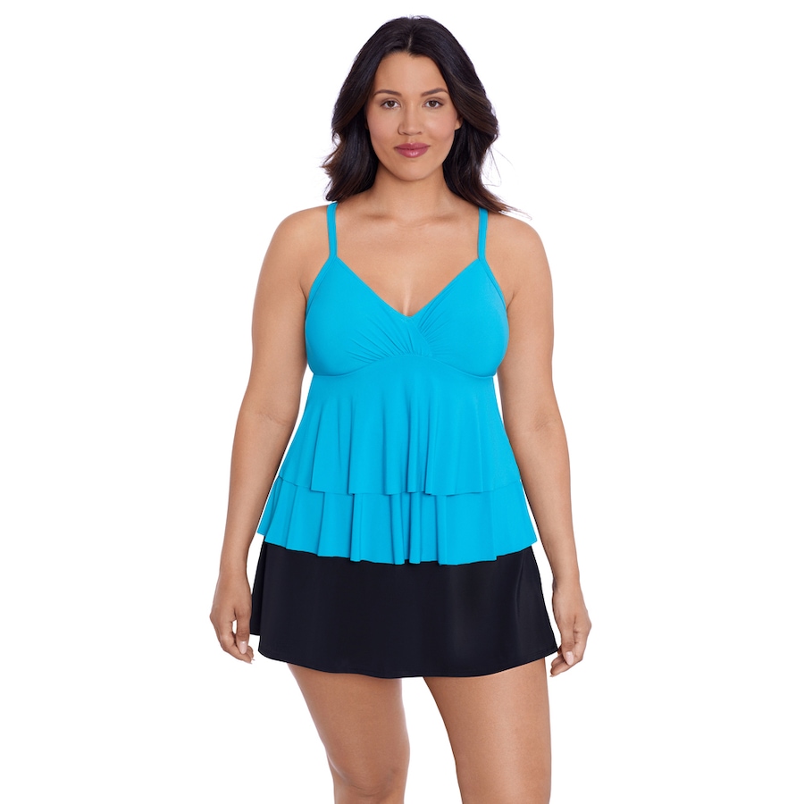 Image 253918_TRQ.jpg, Product 253-918 / Price $24.33, Trimshaper Leona Tankini from Trimshaper on TSC.ca's Fashion department