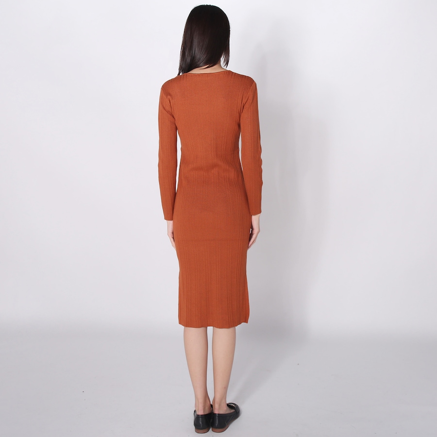 Image 253938_ALTMORE1.jpg, Product 253-938 / Price $24.33, Nina Leonard Long Sleeve V-Neck Twist Front Knit Sweater Dress with Side Slits from Nina Leonard on TSC.ca's Fashion department