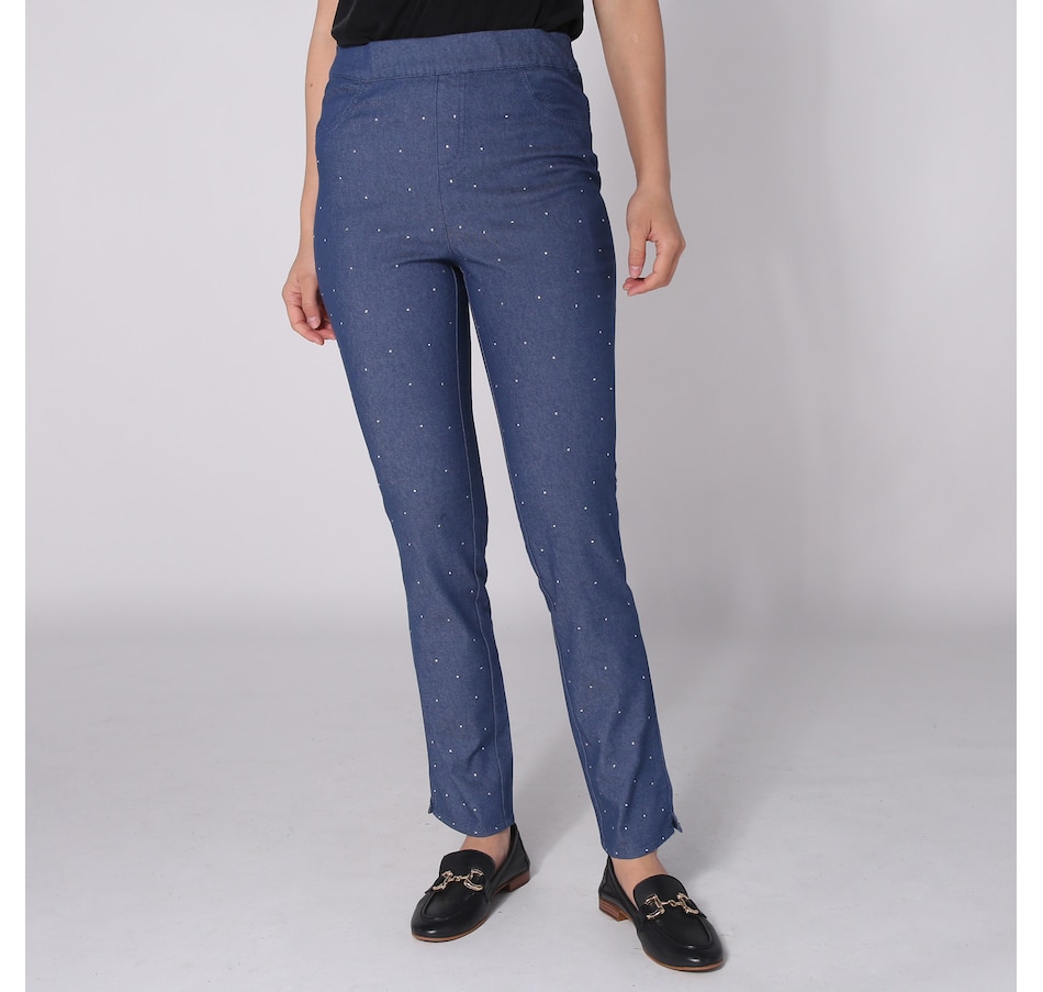 Image 253975_LTW.jpg, Product 253-975 / Price $34.33, Hailey Lyn Slim Leg Stretch Twill Pull-On Pant from Hailey Lyn on TSC.ca's Clothing & Shoes department