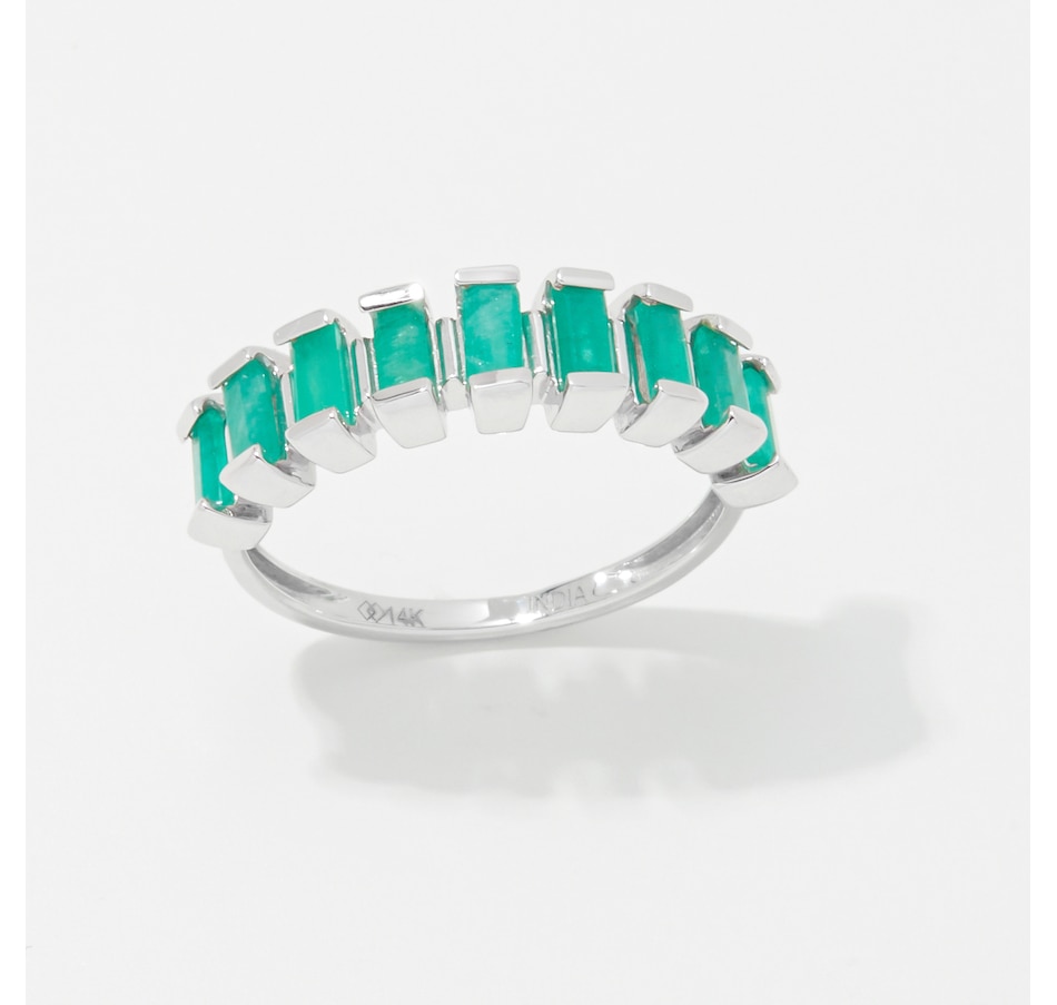 Image 254052_EMR.jpg, Product 254-052 / Price $299.33, 14K Yellow Gold Baguette Gemstone Band from The Vault on TSC.ca's Jewellery department