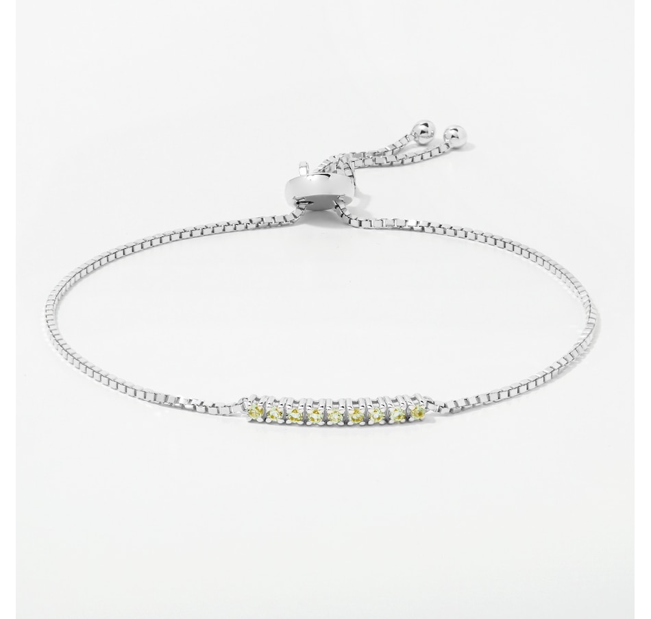 Image 254115_WGPER.jpg, Product 254-115 / Price $699.33, Graziela Gems 14K Gold Gemstone Bolo Bracelet from Graziela Gems on TSC.ca's Jewellery department