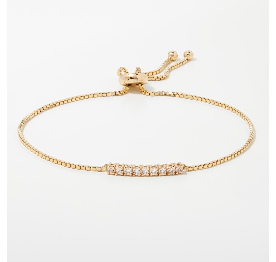 Image 254115_YGWTP.jpg, Product 254-115 / Price $699.33, Graziela Gems 14K Gold Gemstone Bolo Bracelet from Graziela Gems on TSC.ca's Jewellery department