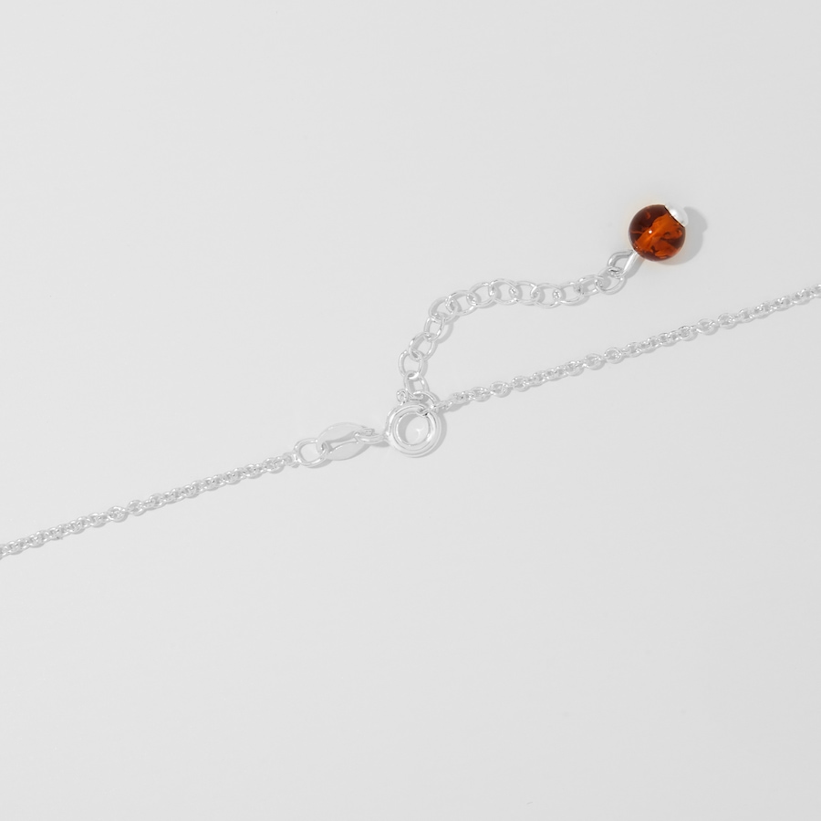 Image 254137_ALTMORE1.jpg, Product 254-137 / Price $119.99, Amber Extraordinaire Sterling Silver Cabochon Amber Drop Pendant with Chain from Amber Extraordinaire on TSC.ca's Jewellery department