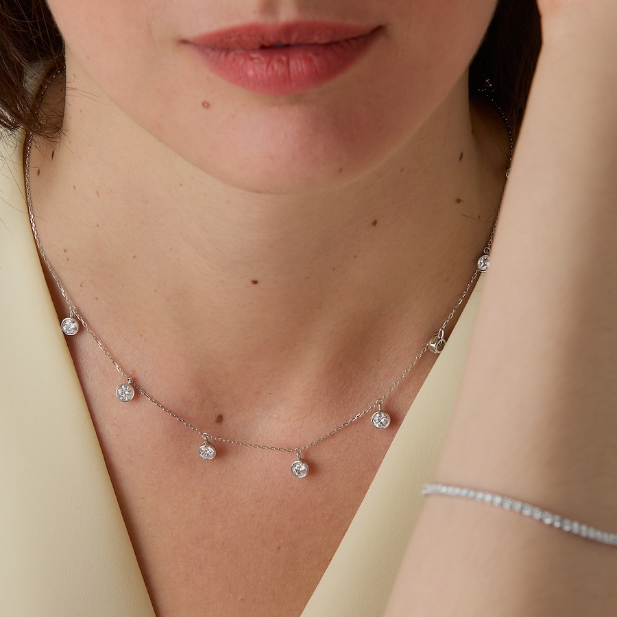Image 254184_ALTMORE201.jpg, Product 254-184 / Price $1,999.88, EVERA Diamonds 14K Gold 3.00 av. ctw Diamond Necklace from Evera Diamonds on TSC.ca's Jewellery department